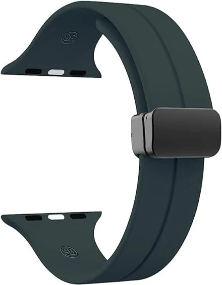 Alpine Green Magnetic Clasp Adjustable Strap For Apple Watch SERIES SE GEN 2 (42mm/44mm/45mm/46mm/49mm) - Image 3