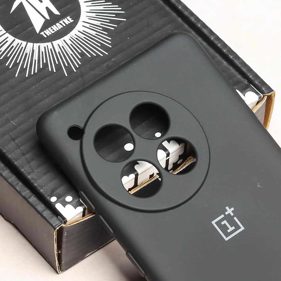 Black Camera Original Silicone case for Oneplus 12R - Image 4
