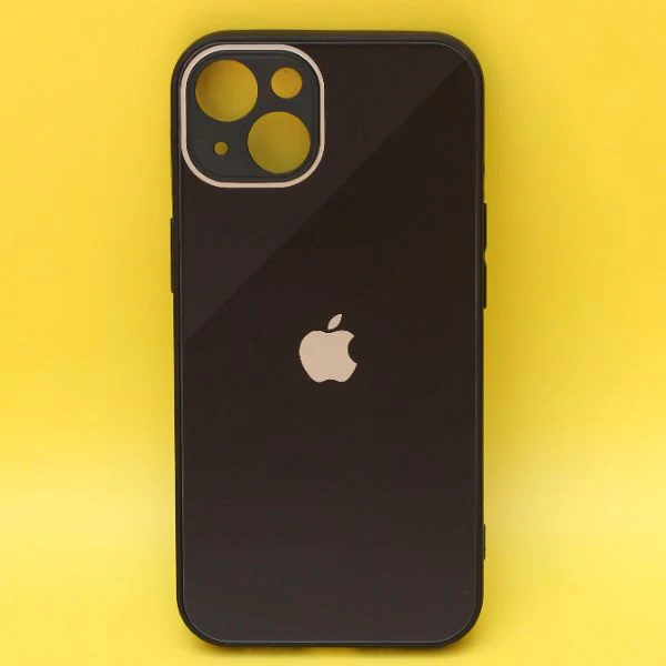Black camera Safe mirror case for Apple Iphone 14 Plus