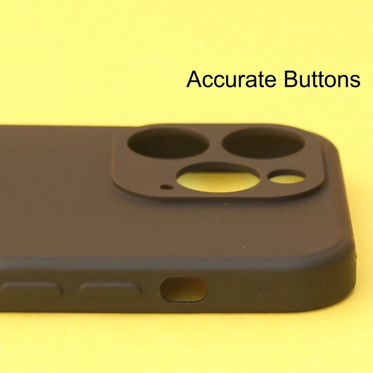 Black Candy Silicone Case for Apple Iphone 16 Pro Max - Image 4