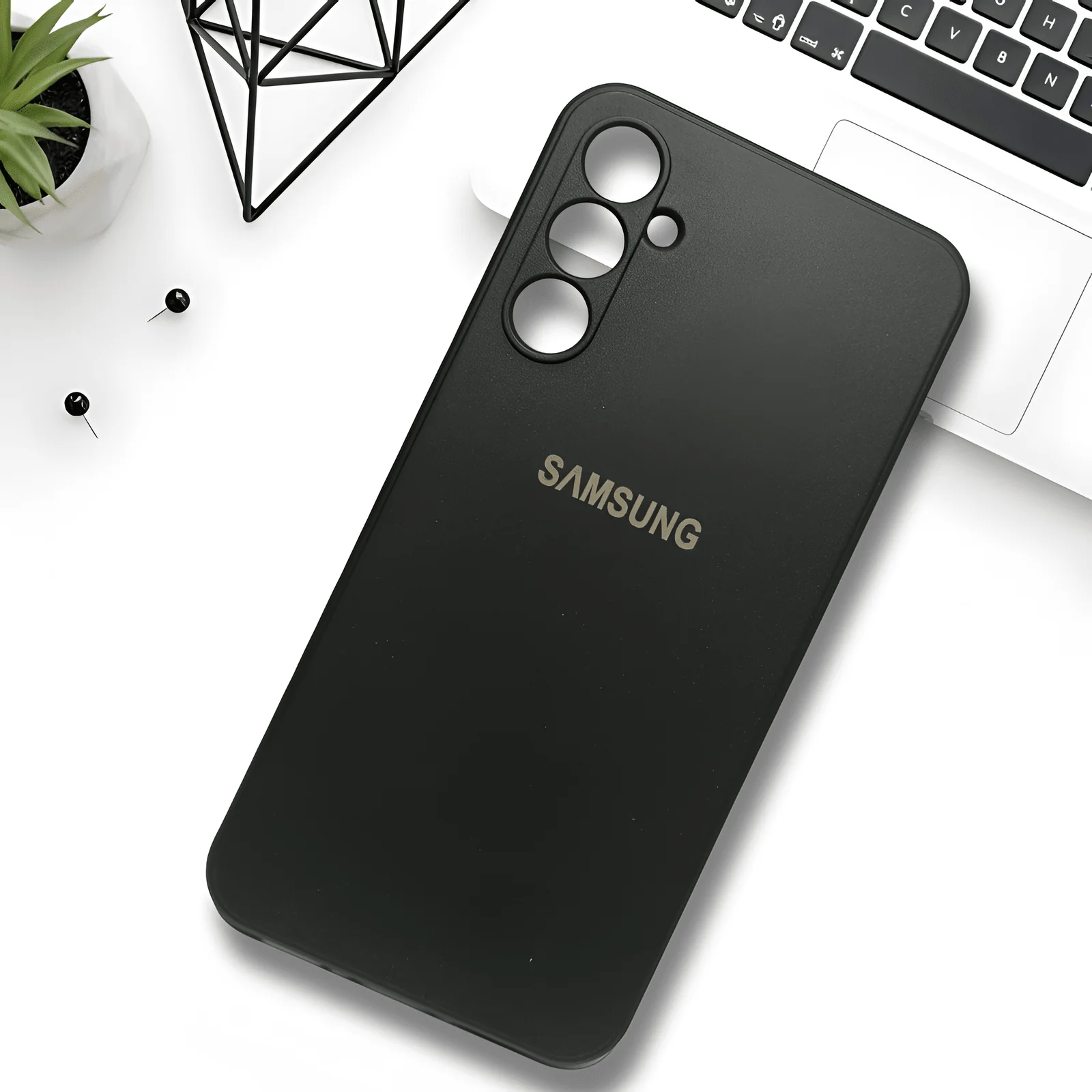 Black Candy Silicone Case for Samsung A56