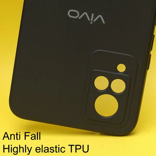 Black Candy silicone Case for Vivo V21 - Image 2