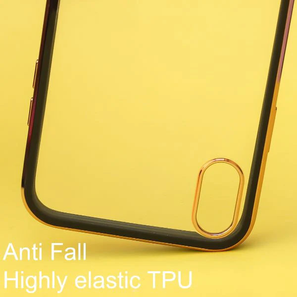 Black Electroplated Transparent Case for Apple iphone XR - Image 2