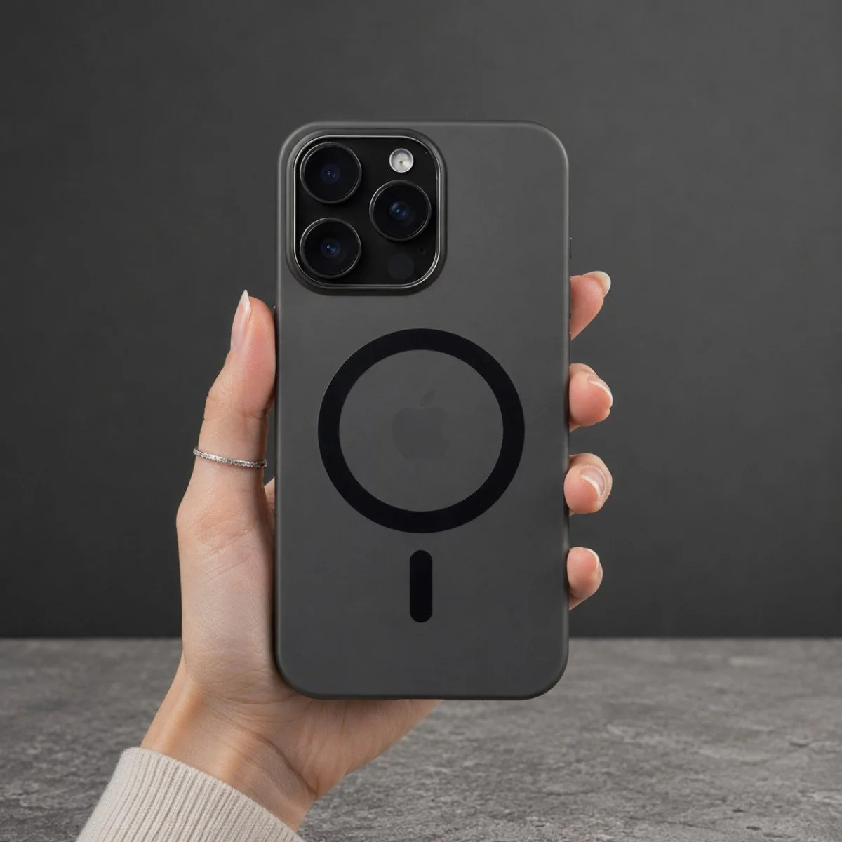 Black Flexy Silicone Case for Apple Iphone 13 Pro Max - Image 2
