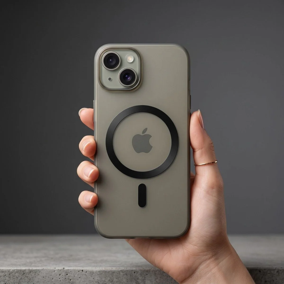 Black Flexy Silicone Case for Apple Iphone 13 - Image 2