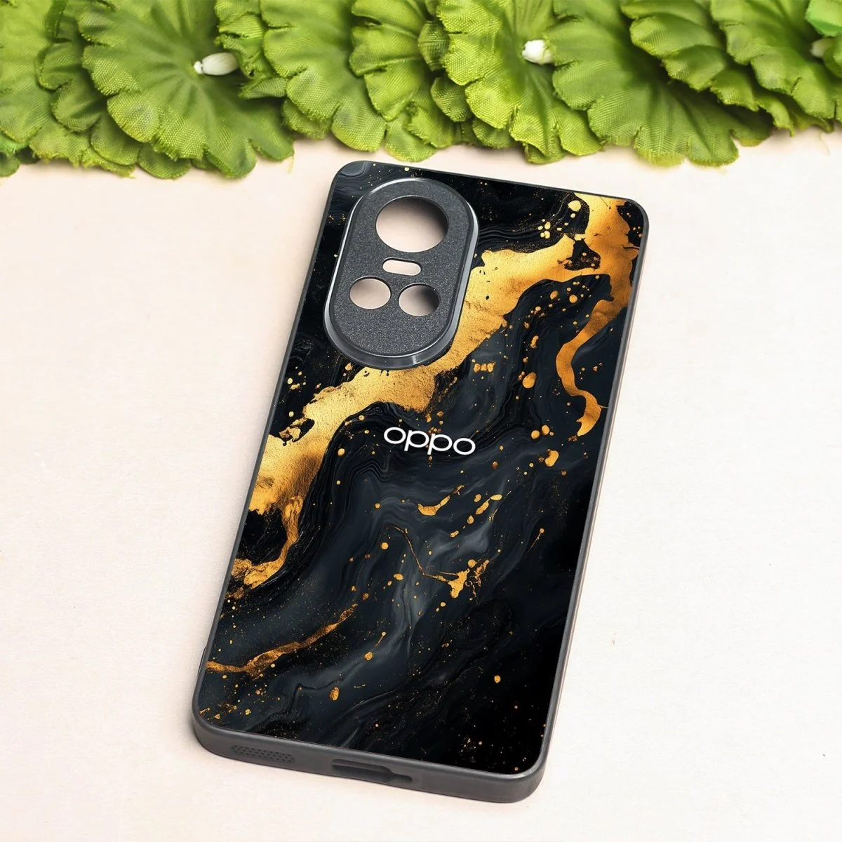 Black Gold Blaze MB Case for Oppo Reno 10 Pro - Image 2