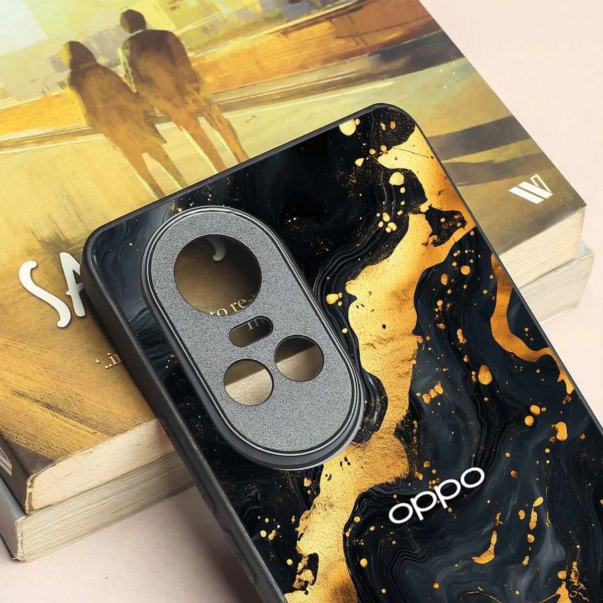 Black Gold Blaze MB Case for Oppo Reno 10 Pro - Image 3