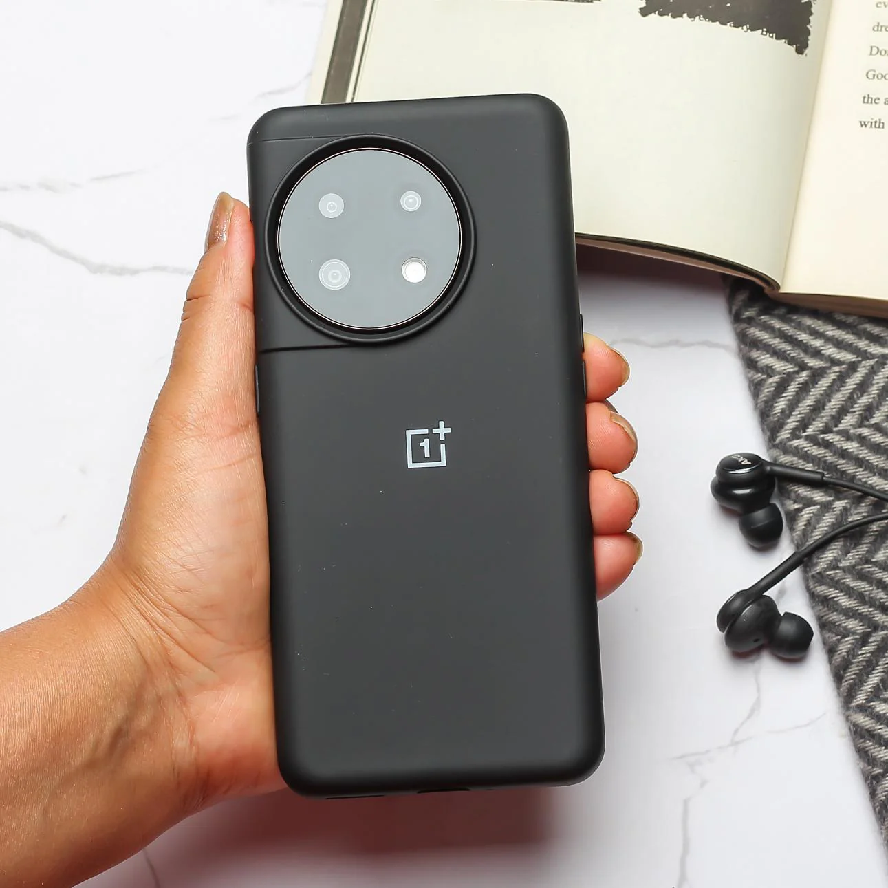 Black Original Silicone case for Oneplus 13R