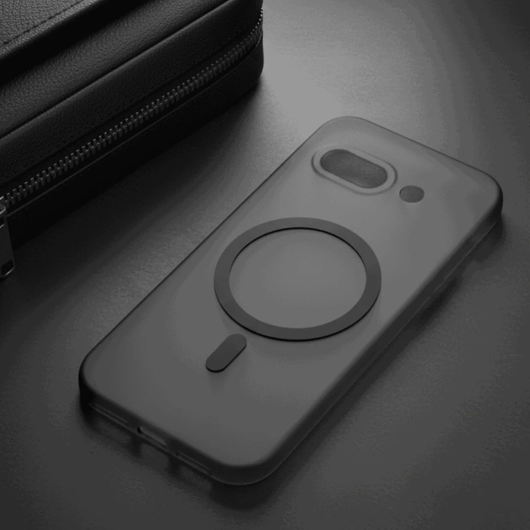 Black Paper Matte Magsafe Case for Google Pixel 9A