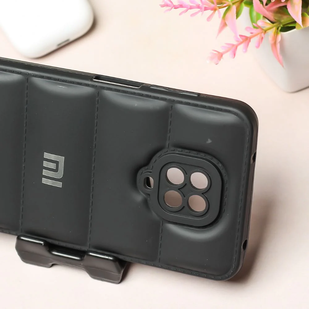 Black Puffon silicone case for Redmi Note 9 Pro - Image 3