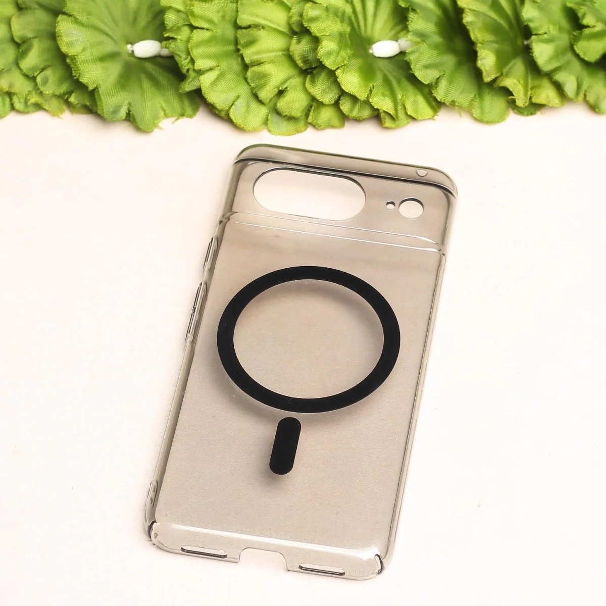 Black Shine Magsafe Transparent Case for Google Pixel 8 - Image 2