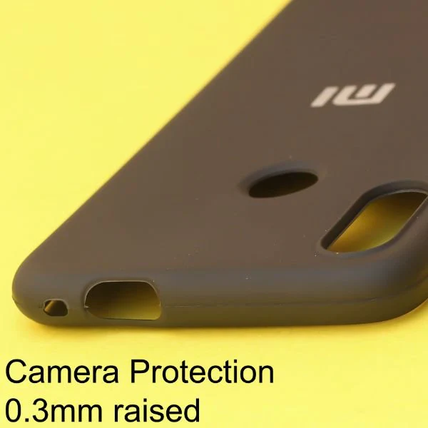 Black Silicone Case for Xiaomi Redmi Note 7 pro - Image 3
