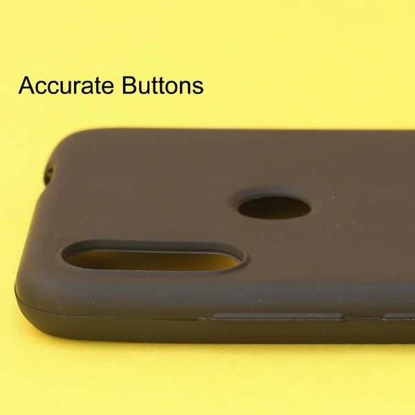 Black Silicone Case for Xiaomi Redmi Note 7 pro - Image 4