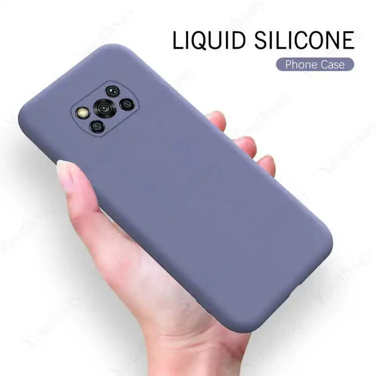 Blue Camera Original Silicone Case for Poco X3 Pro