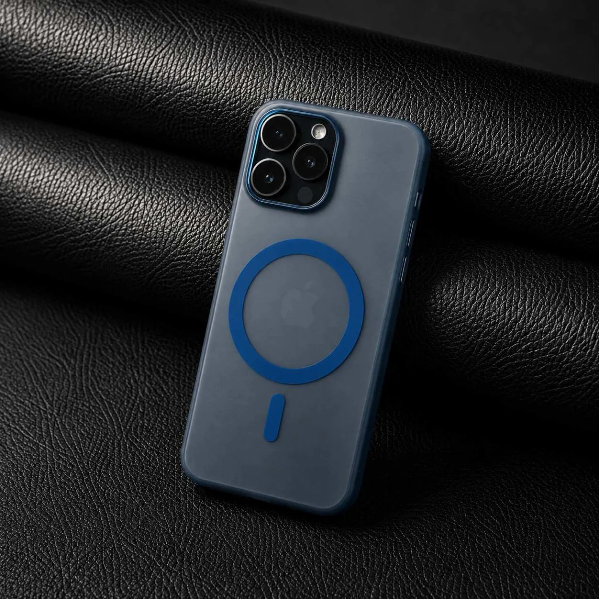 Blue Flexy Silicone Case for Apple Iphone 13 Pro Max