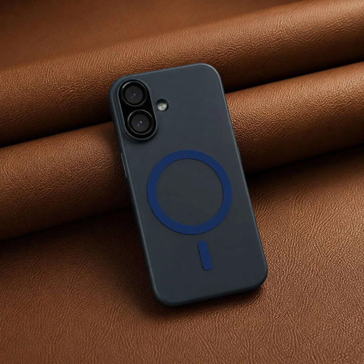 Blue Flexy Silicone Case for Apple Iphone 17