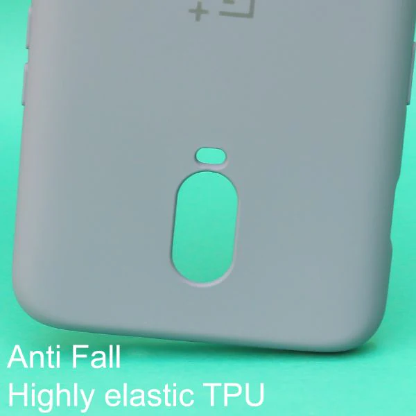 Blue Original Camera Safe Silicone case for Oneplus 6T - Image 2