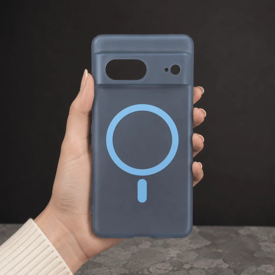 Blue Paper Matte Magsafe Case for Google Pixel 7 - Image 2