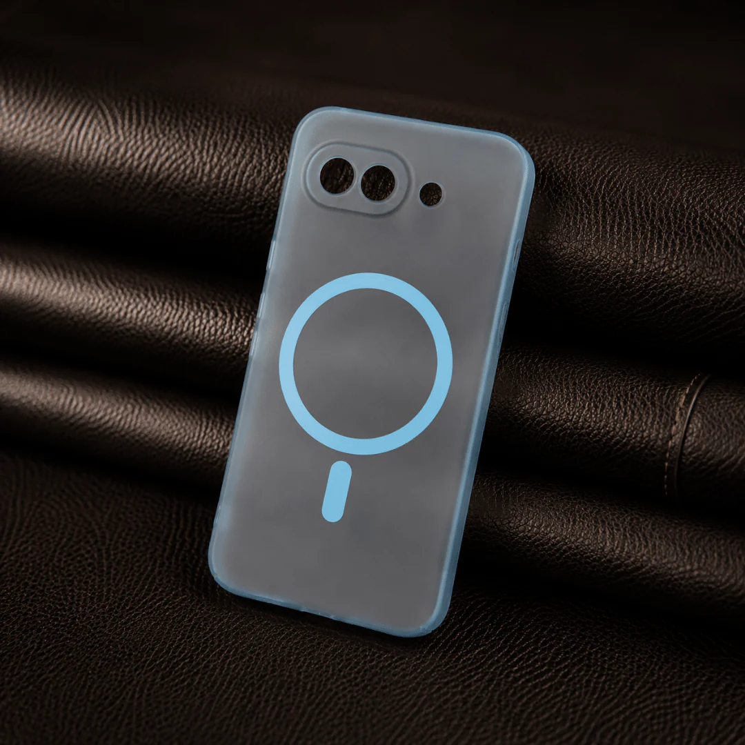 Blue Paper Matte Magsafe Case for Google Pixel 9a