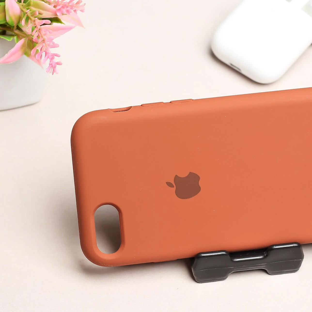 Brown Original Silicone case for Apple iphone 7 - Image 3