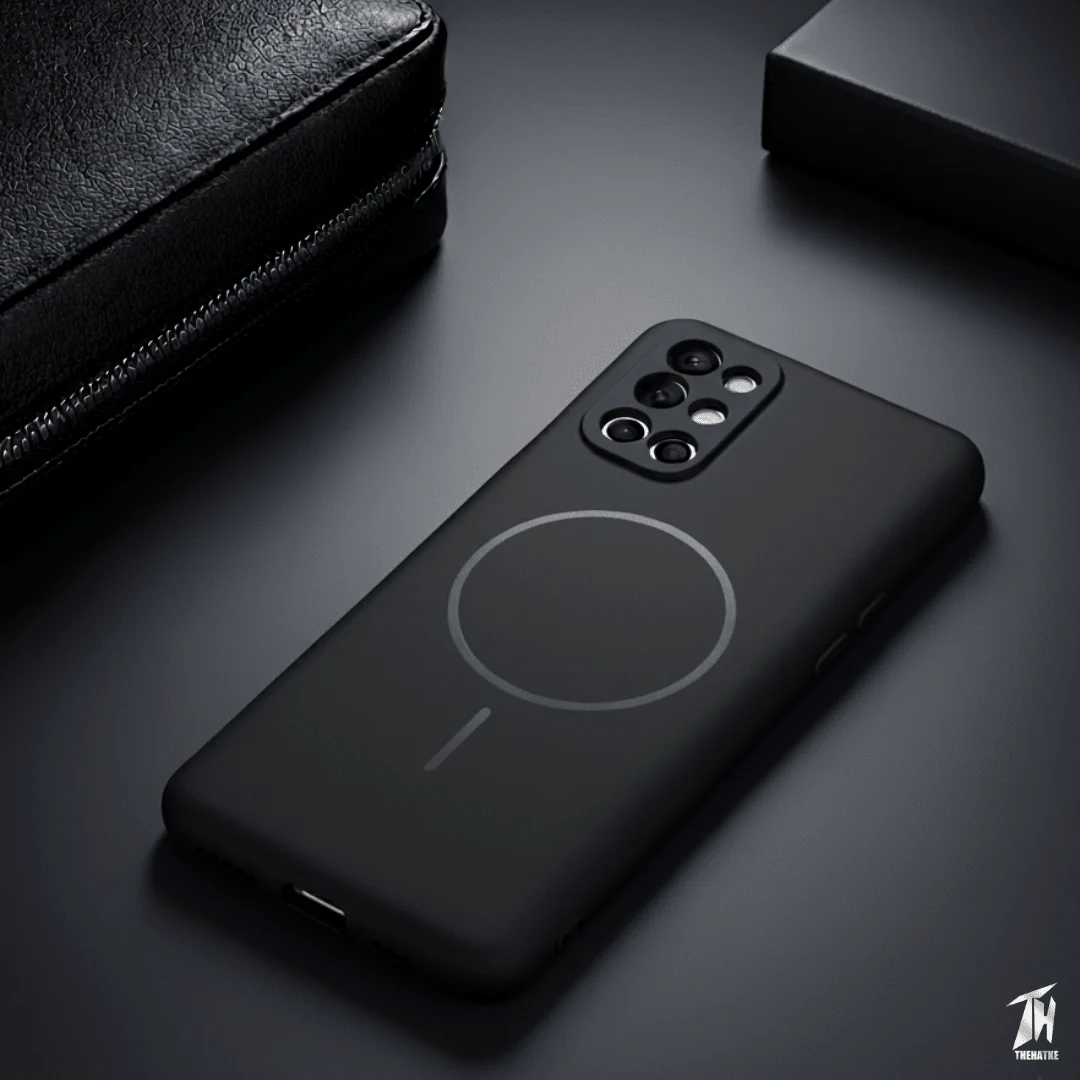 CAVEN Black Silicone case for Oneplus 9R