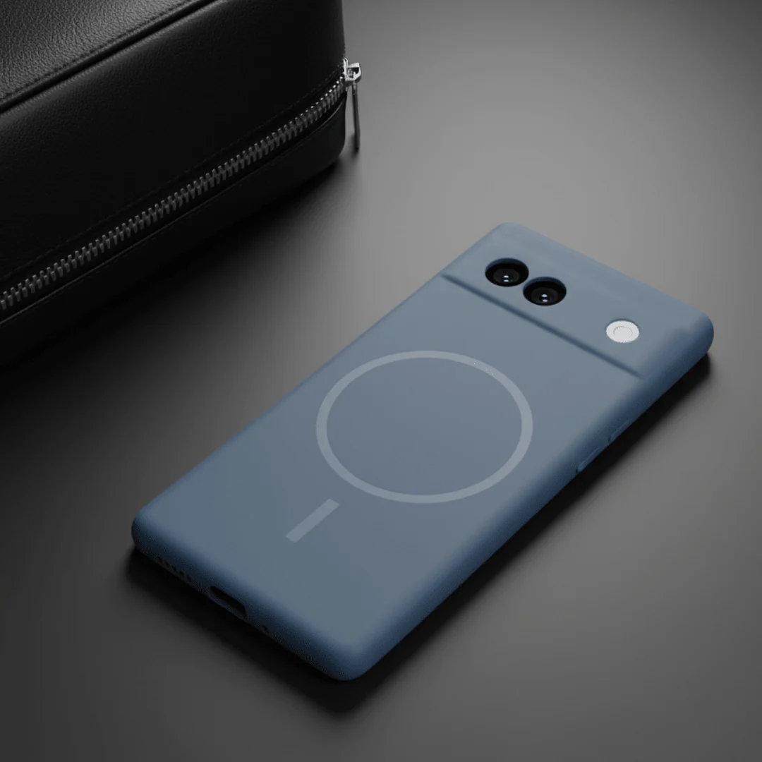 CAVEN Blue Silicone case for Google Pixel 7a