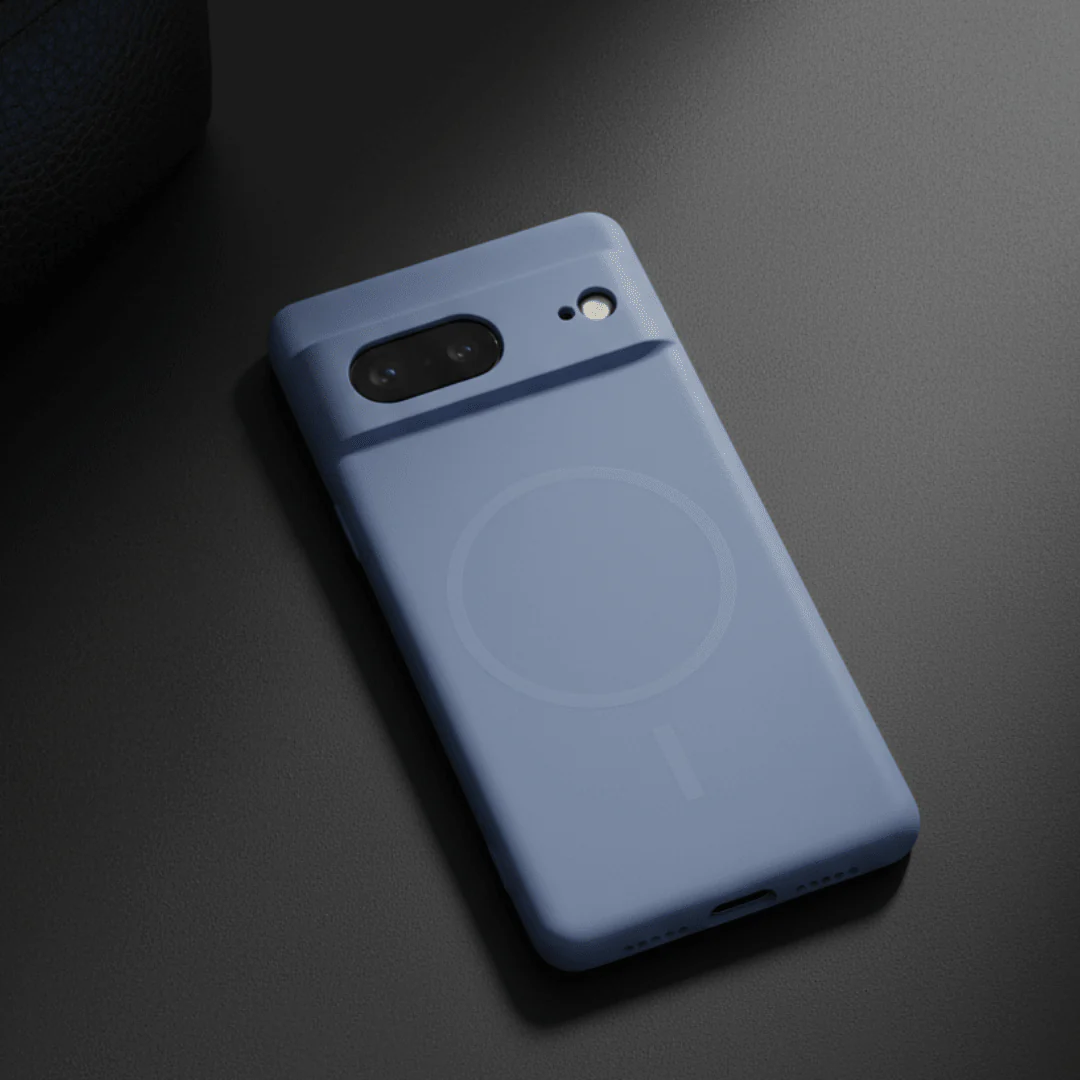 CAVEN Blue Silicone case for Google Pixel 7