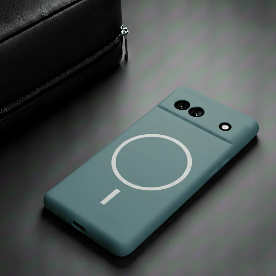 CAVEN Green Camera Silicone case for Google Pixel 6a