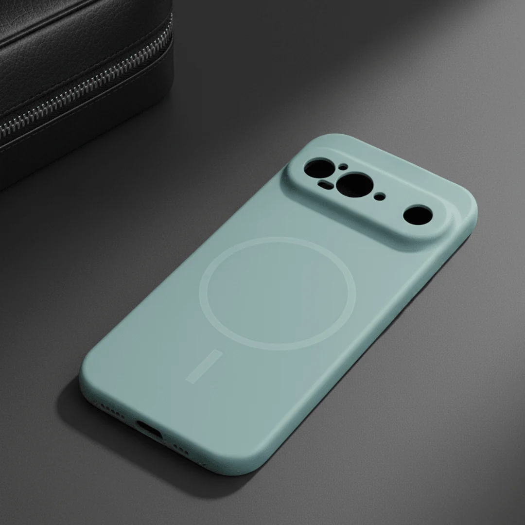 CAVEN Green Silicone case for Google Pixel 9