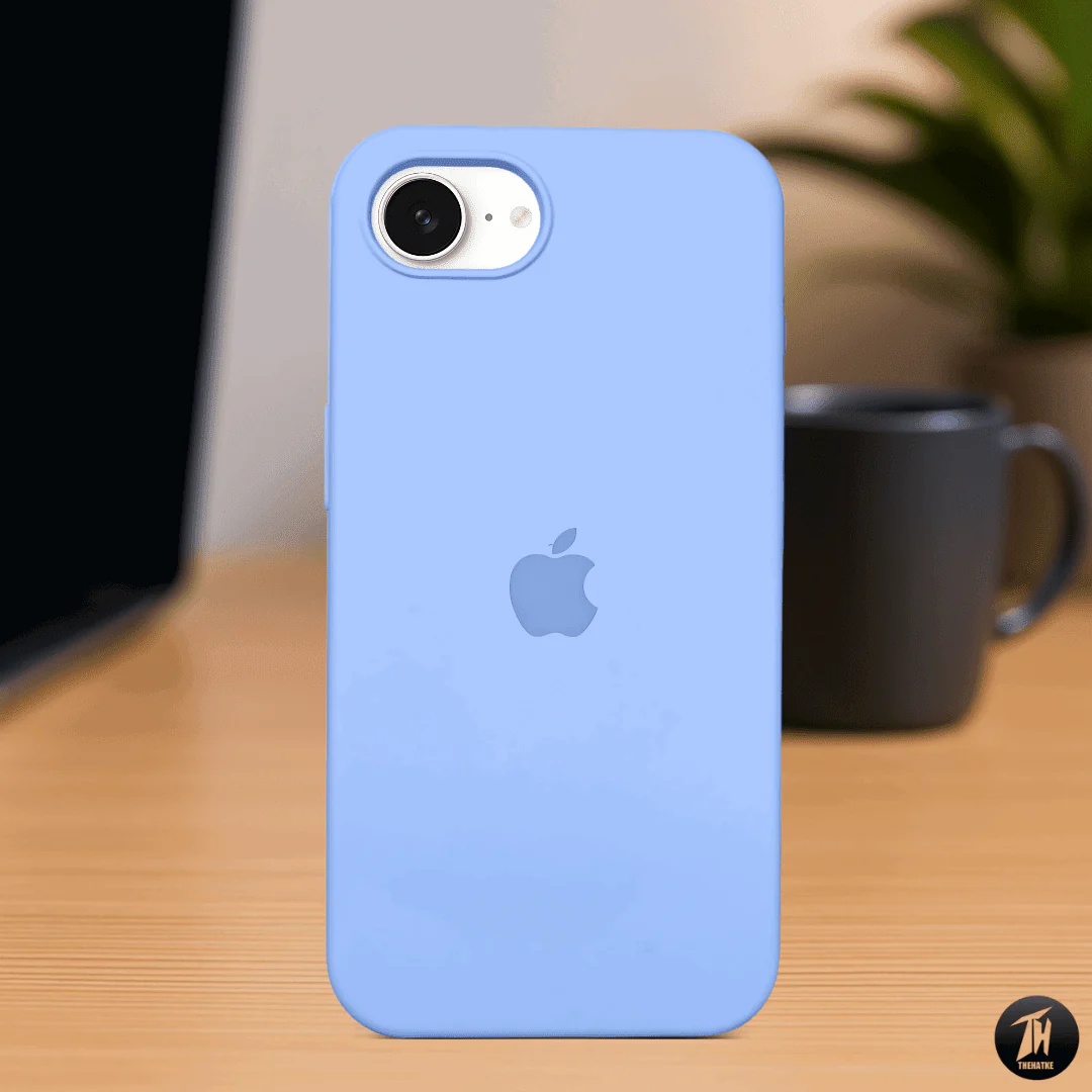 Cloud Blue Original Silicone case for Apple iphone 16e - Image 3