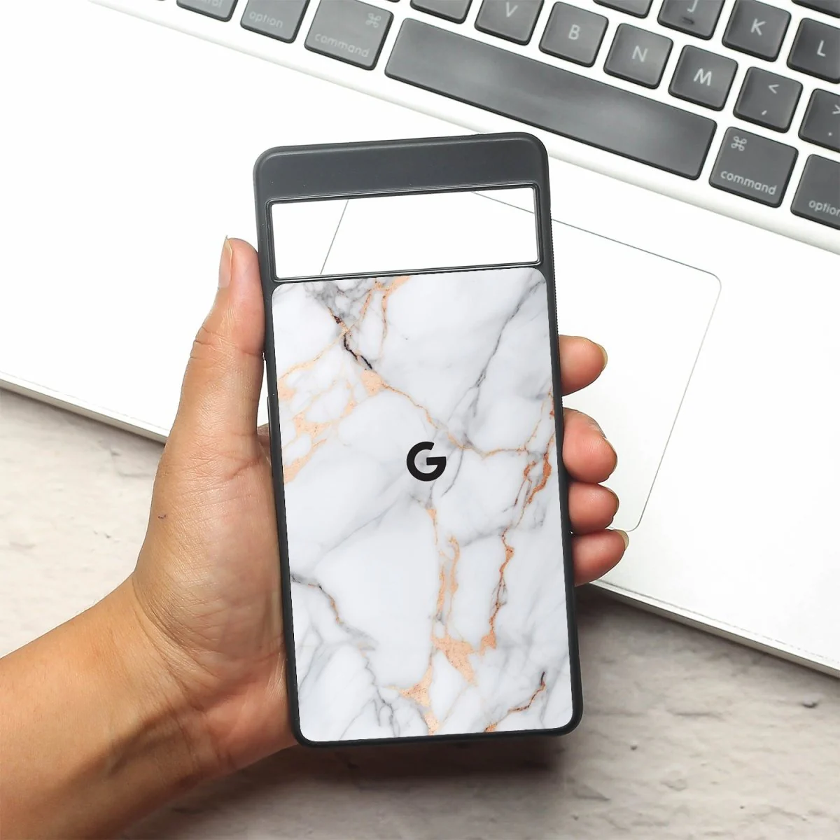 Copper Luxe Marble MB Case for Google Pixel 7