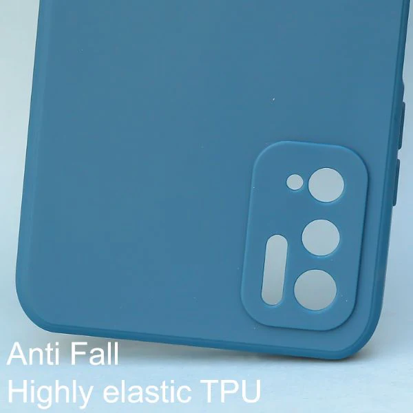 Cosmic Blue Candy Silicone Case for Poco M3 Pro - Image 2