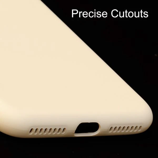 Cream Camera Original Silicone case for Apple iphone 7 Plus - Image 5