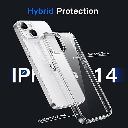 Crystal Clear Transperant case for Apple iphone 15 Plus - Image 2