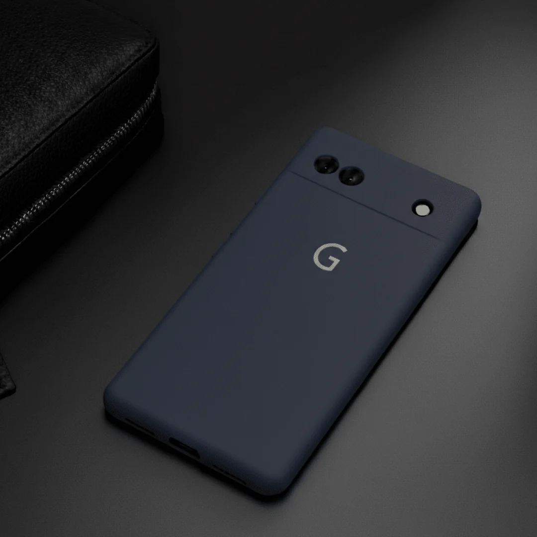 Dark Blue Camera Original Silicone case for Google Pixel 6A