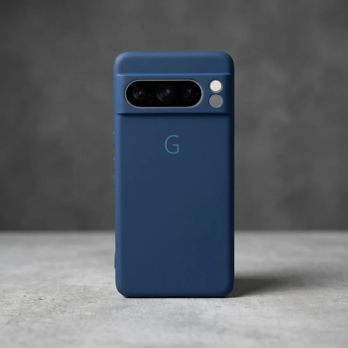 Dark Blue Camera Original Silicone case for Google Pixel 8 Pro - Image 2