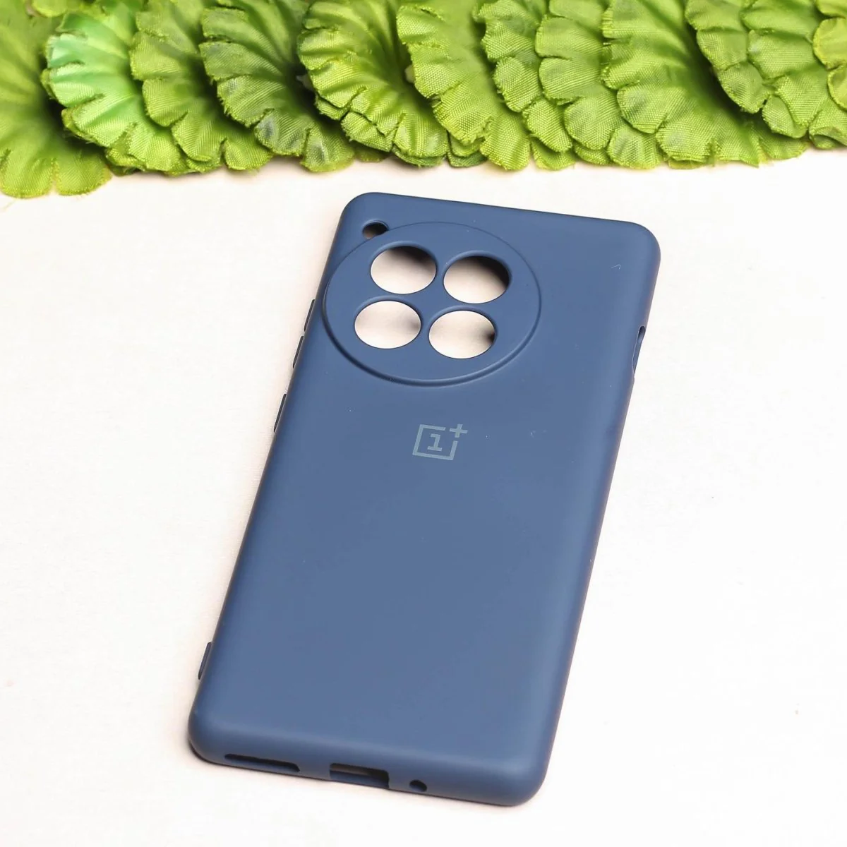 Dark Blue Camera Original Silicone case for Oneplus 12 - Image 2