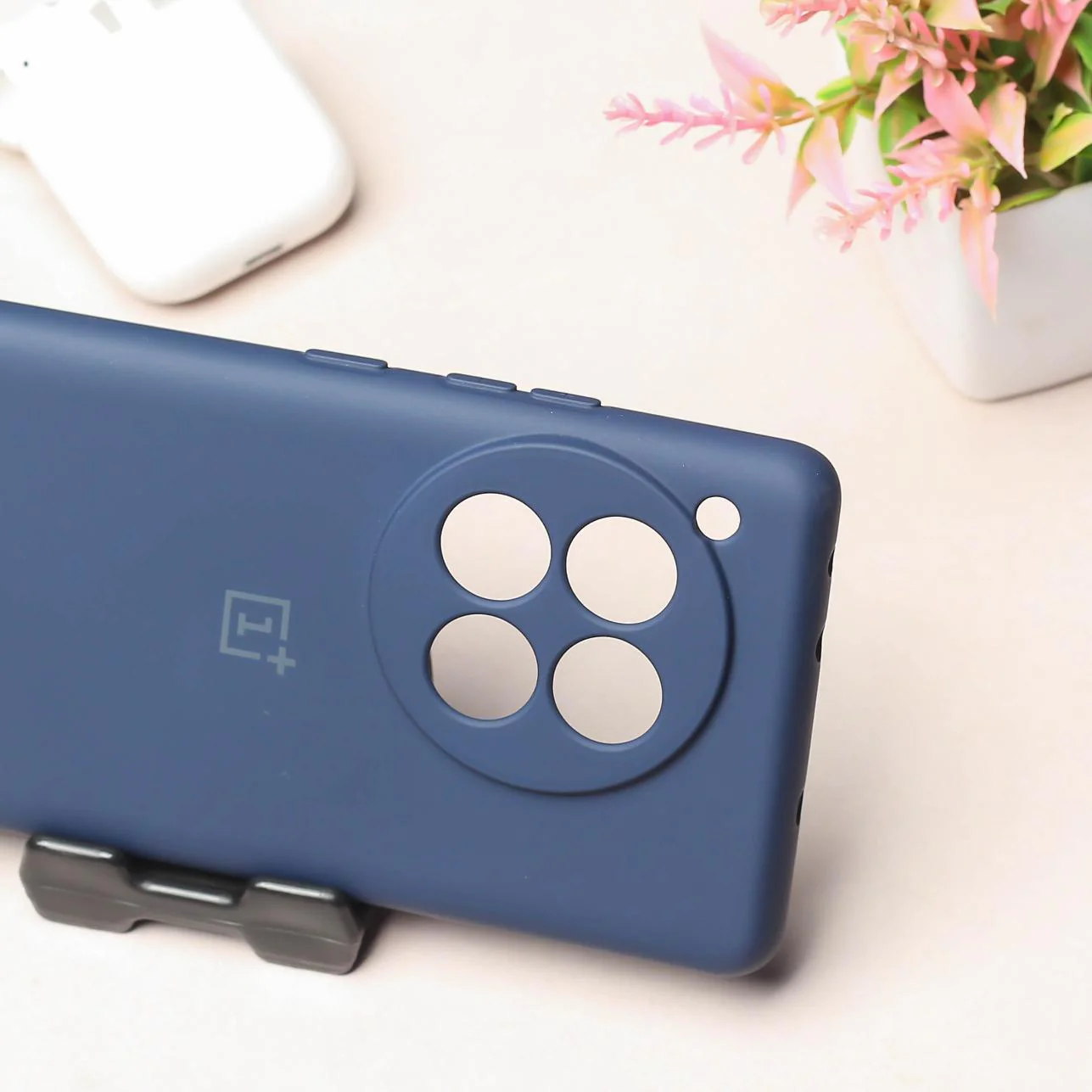Dark Blue Camera Original Silicone case for Oneplus 12 - Image 3