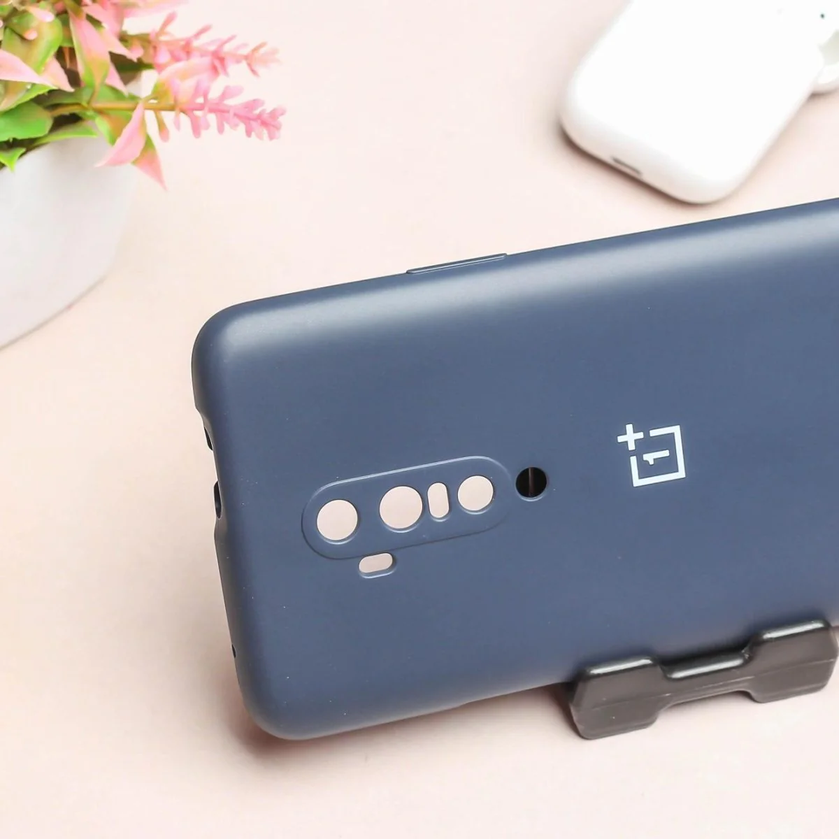 Dark Blue Camera Original Silicone case for Oneplus 7 Pro - Image 3