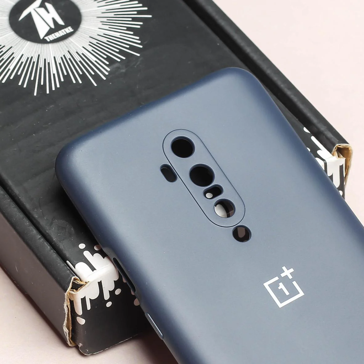Dark Blue Camera Original Silicone case for Oneplus 7 Pro - Image 4