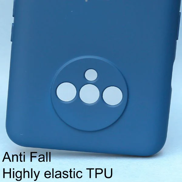 Cosmic Blue Camera Original Silicone case for Oneplus 7T - Image 2