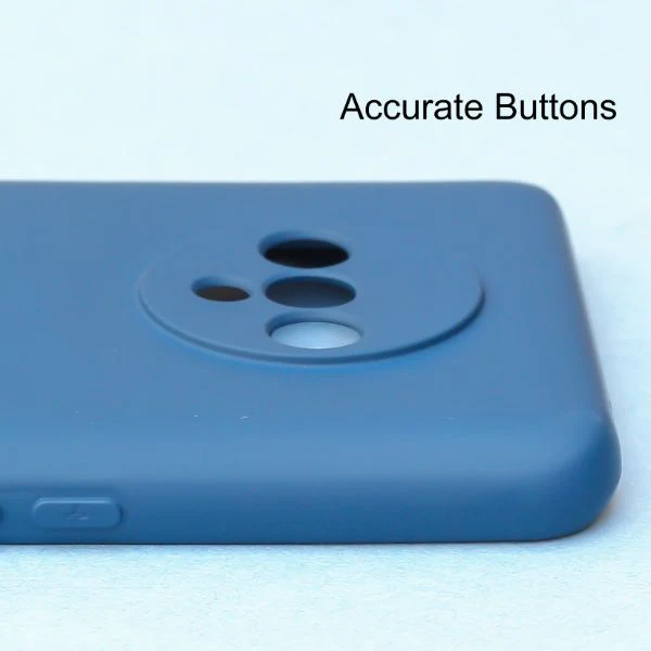 Cosmic Blue Camera Original Silicone case for Oneplus 7T - Image 3