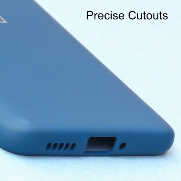Cosmic Blue Camera Original Silicone case for Oneplus 7T - Image 5