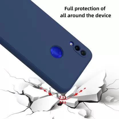 Dark Blue Camera Original Silicone Case for Redmi Note 7 Pro - Image 2