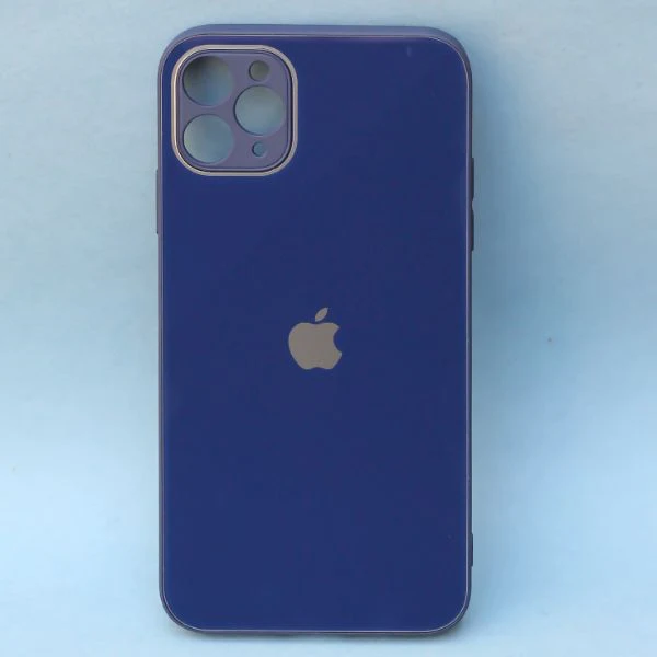 Dark Blue camera Safe mirror case for Apple Iphone 11 Pro