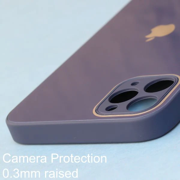 Dark Blue camera Safe mirror case for Apple Iphone 11 Pro - Image 4