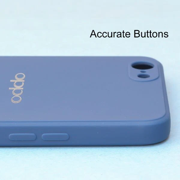 Dark Blue Candy Silicone Case for Oppo A71 - Image 3