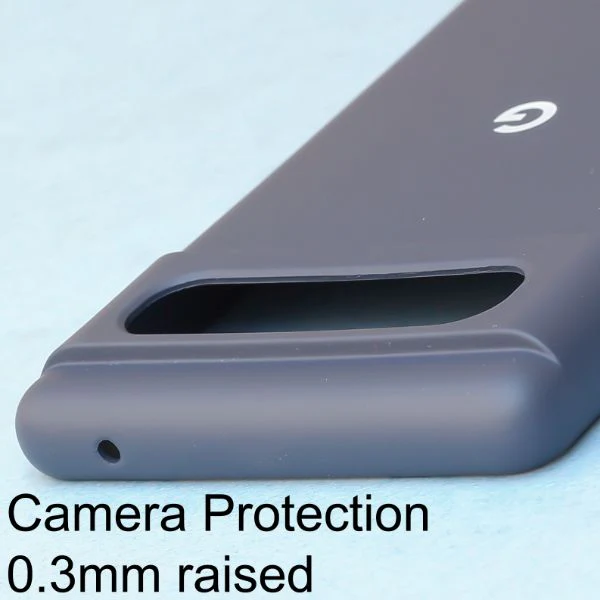 Dark Blue Original Silicone case for Google Pixel 7A - Image 4