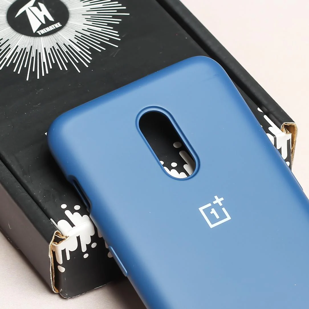 Dark Blue Original Silicone case for Oneplus 7 - Image 4