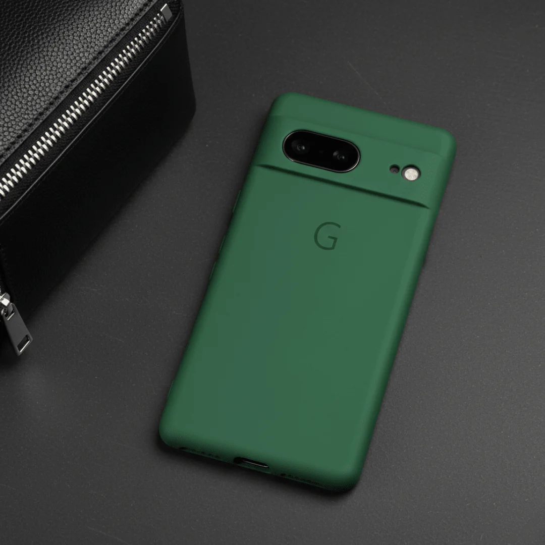 Dark Green Camera Original Silicone case for Google Pixel 7